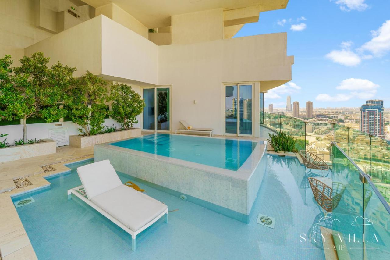 Five Jumeirah Village - Luxury Sky Villa Private Pool Dubai Bagian luar foto