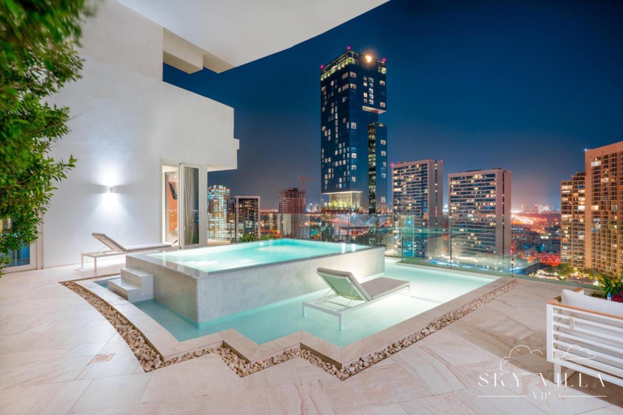 Five Jumeirah Village - Luxury Sky Villa Private Pool Dubai Bagian luar foto